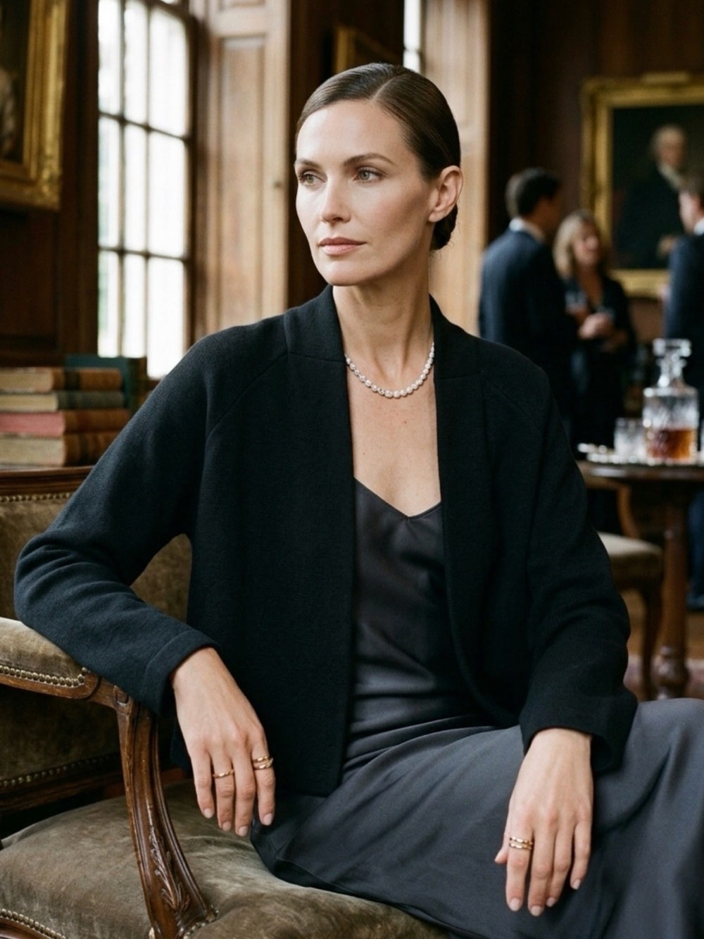 Classiques Entier Black Sweater Jacket
